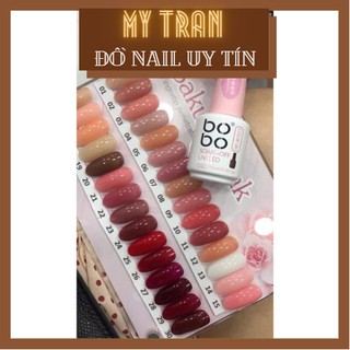 Sơn gel thạch , sơn gel móng tay màu thạch bảng 30  màu  hãng bobo ( lẻ )
