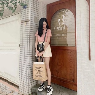 Quần short kaki nữ cạp thun dáng basic ROSA BOUTIQUE Q1013