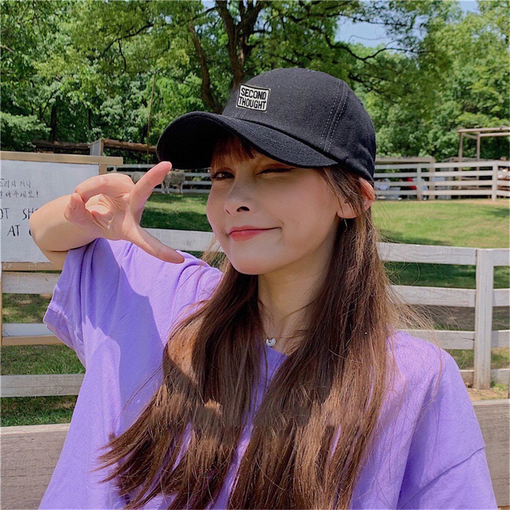 Mũ Nón Nam Nữ Lưỡi Trai SECOND THOUGHT 348 Phong Cách Ulzzang Cực Đẹp - Hata24h