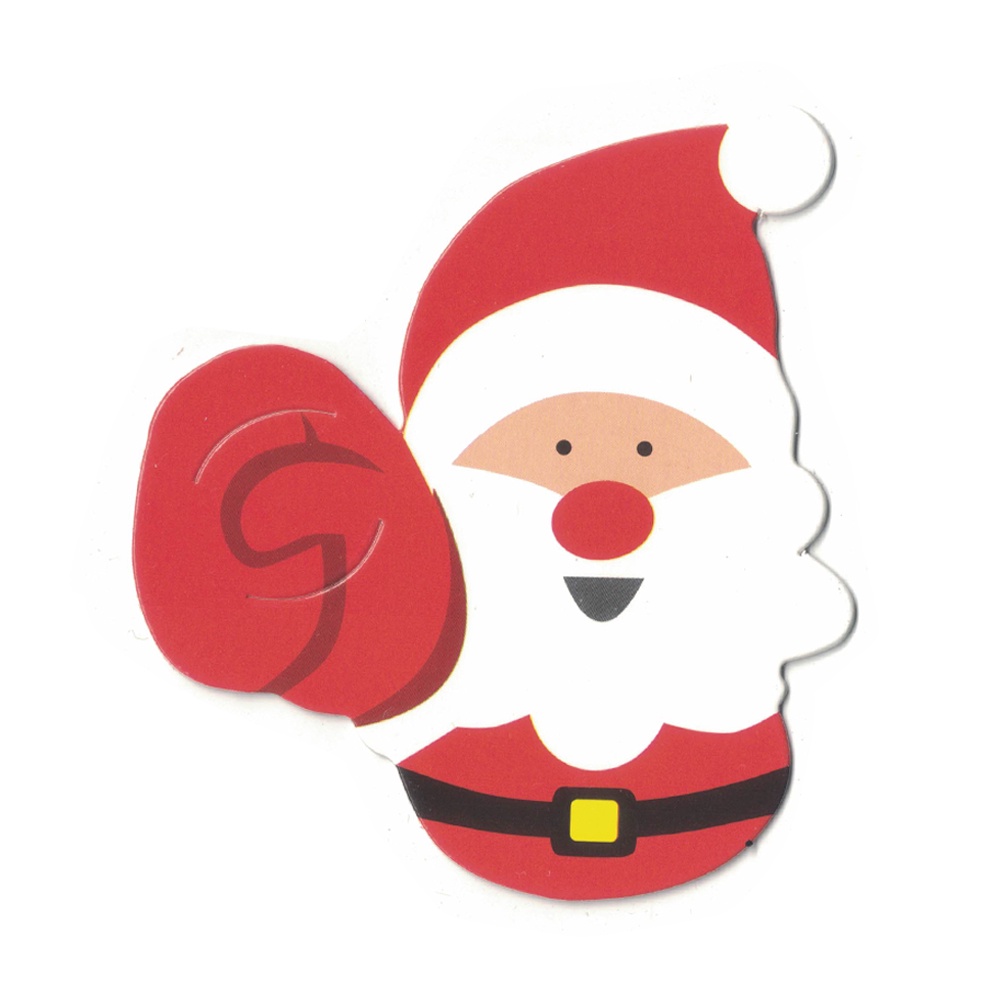 Bộ 50 Kẹo Mút Bằng Giấy Họa Tiết Hoạt Hình Trang Trí Giáng Sinh