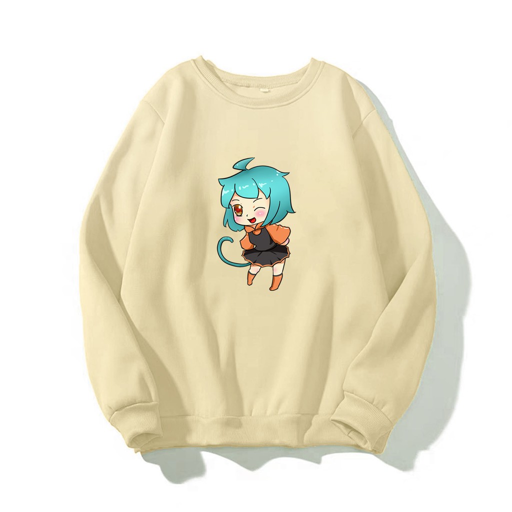 [FREESHIP_50K] Áo sweater nam nữ in hình chibi, chất nỉ dày dặn, hợp làm áo cặp William - DS114