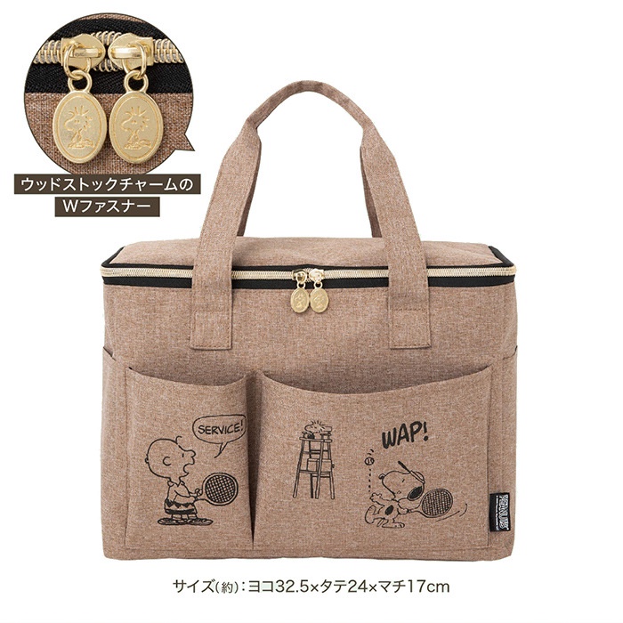 Túi Xách Du Lịch Cỡ Lớn In Hình Chú Chó Snoopy Phong Cách Nhật Bản