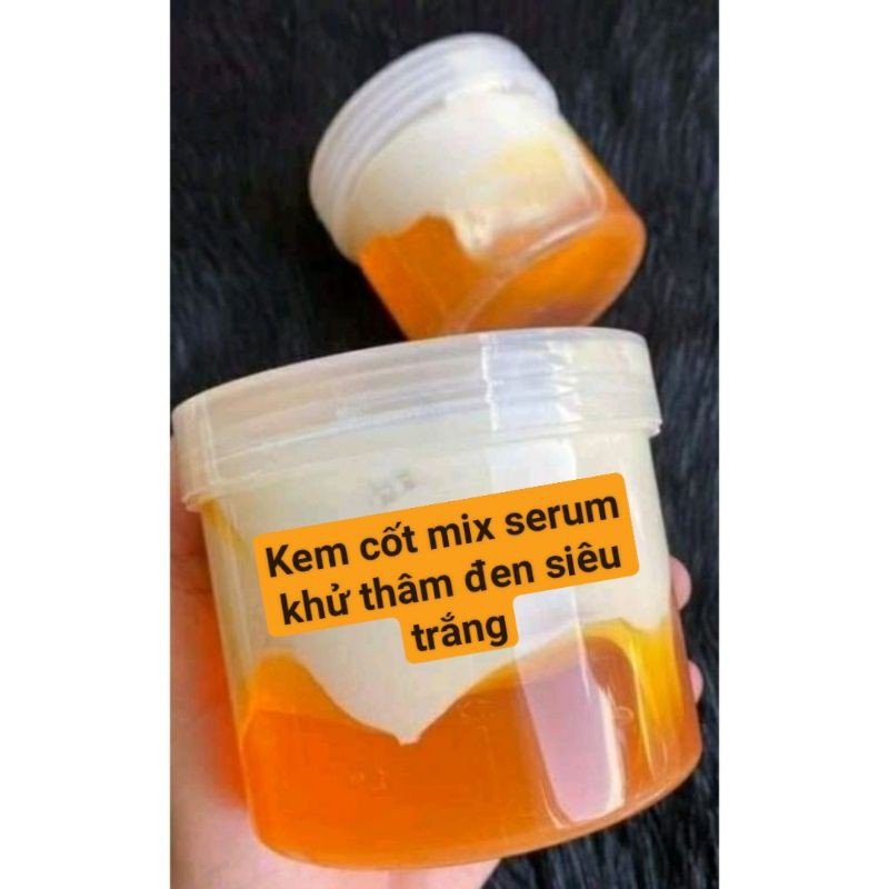 KEM CỐT TRẮNG DA BODY SIÊU TỐC ( Mix Serum Khử Thâm Đen )