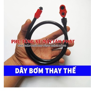 Dây bơm hơi kèm van khóa thay thế dây bơm hỏng ống bơm bằng tay xe đạp xe máy