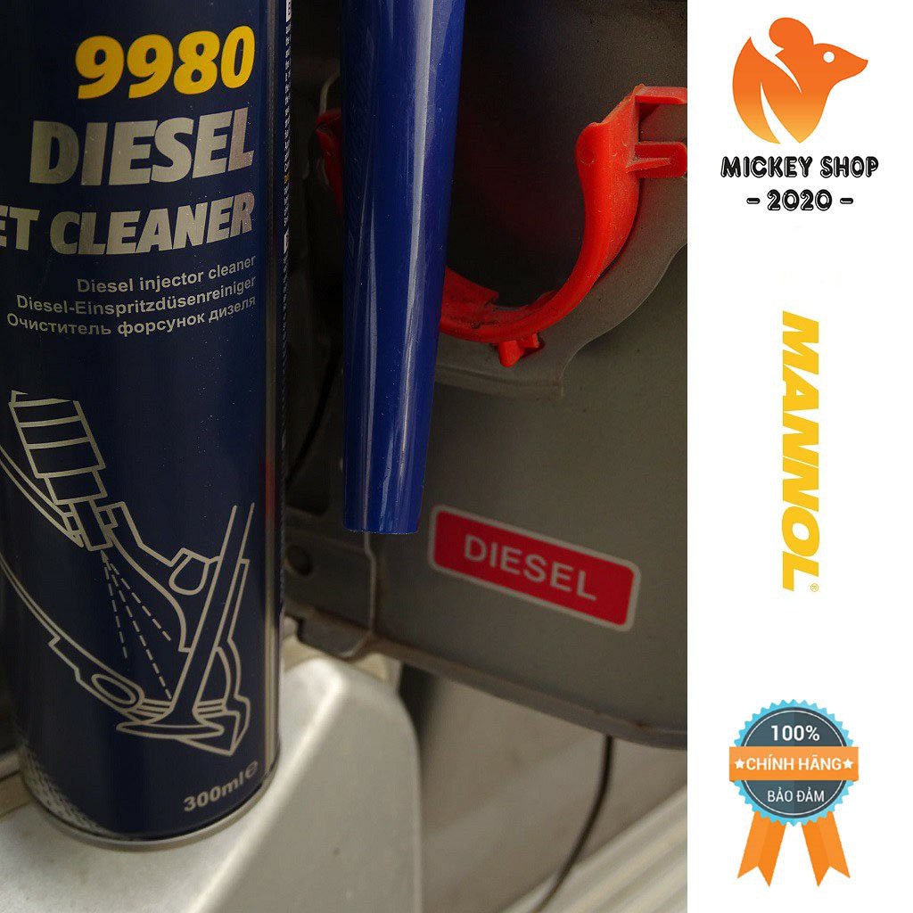 [Pro] Súc Rửa Béc Phun Dầu Diesel MANNOL 9980 – 300ML Diesel Jet Cleaner, Hàng Đức Chính Hãng – Mickey2020shop