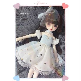 Đầm tiểu thư cho búp bê bjd