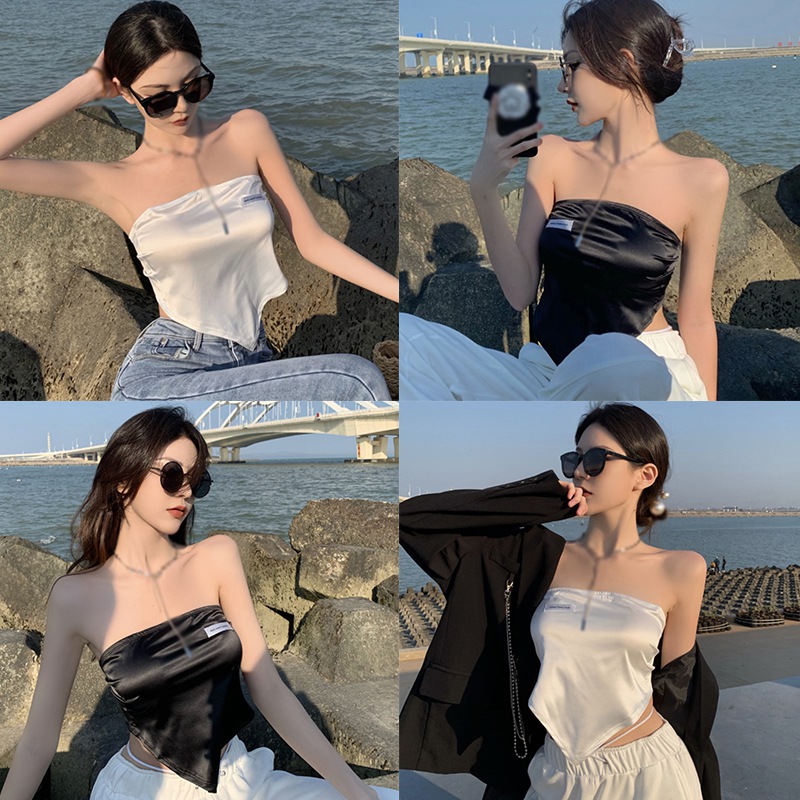 Áo Ống Chất Satin Thiết Kế Độc Đáo Quyến Rũ | BigBuy360 - bigbuy360.vn