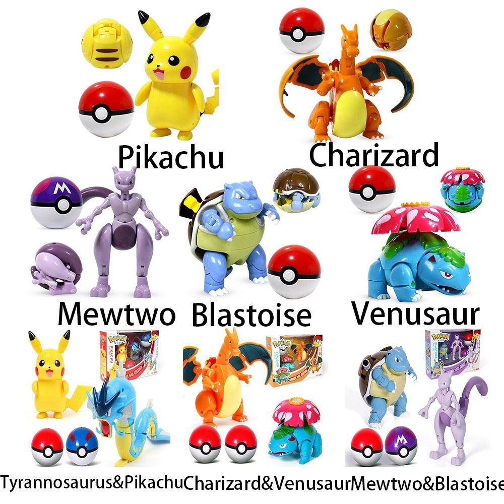 CHOOKEY Bộ Đồ Chơi Mô Hình Nhân Vật Pokemon Xinh Xắn Dành Cho Bé