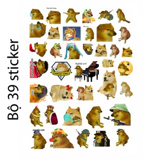 Sticker/ Hình dán CHeems (nhiều mẫu-random)