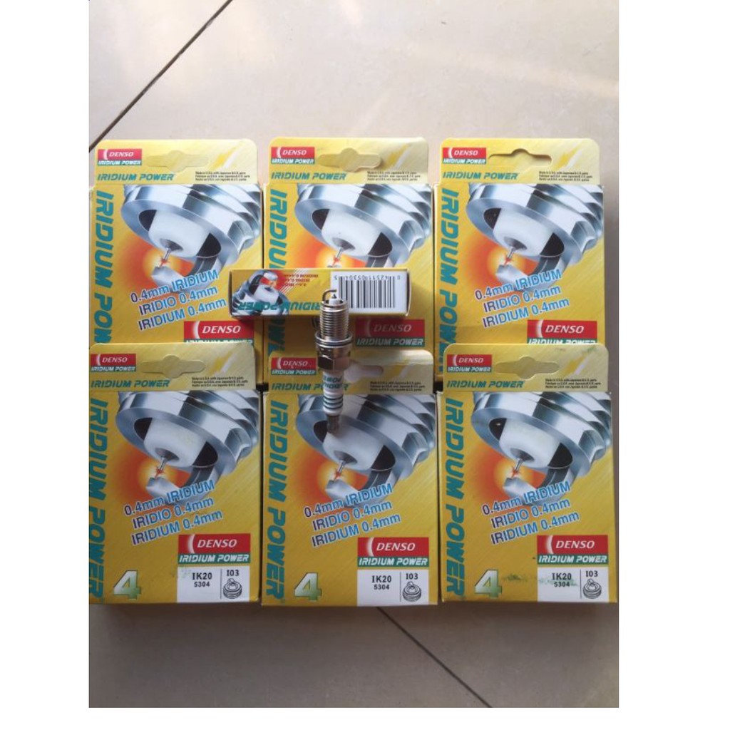 4 bugi denso iridium power dùng kia morning picanto huyndai getz vios