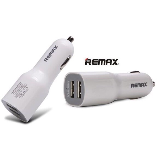 Tẩu sạc ô tô-chuẩn hãng REMAX CC 102 -2 cổng USB [GIÁ HUỶ DIỆT]