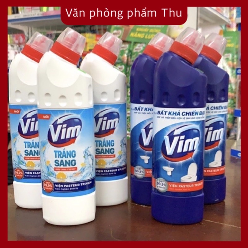 Nước Tẩy Bồn Cầu Vim Diệt Khuẩn  - Xanh Biển