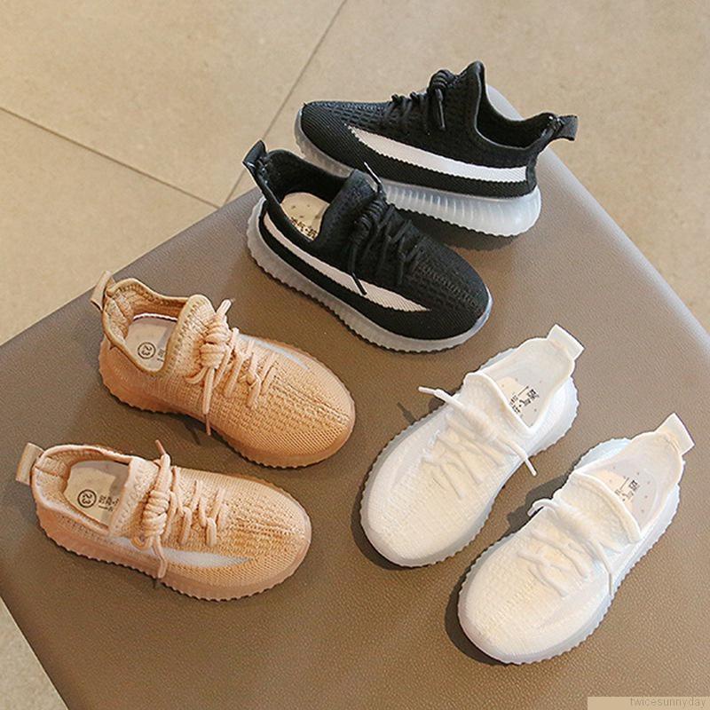 Giày thể thao phối lưới thoáng khí chống trượt thời trang cho trẻ em