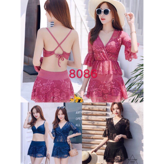 BỘ BIKINI BƠI SET RỜI SIÊU ĐẸP PHONG CÁCH TIỂU THƯ DỄ THƯƠNG CỰC XINH | WebRaoVat - webraovat.net.vn