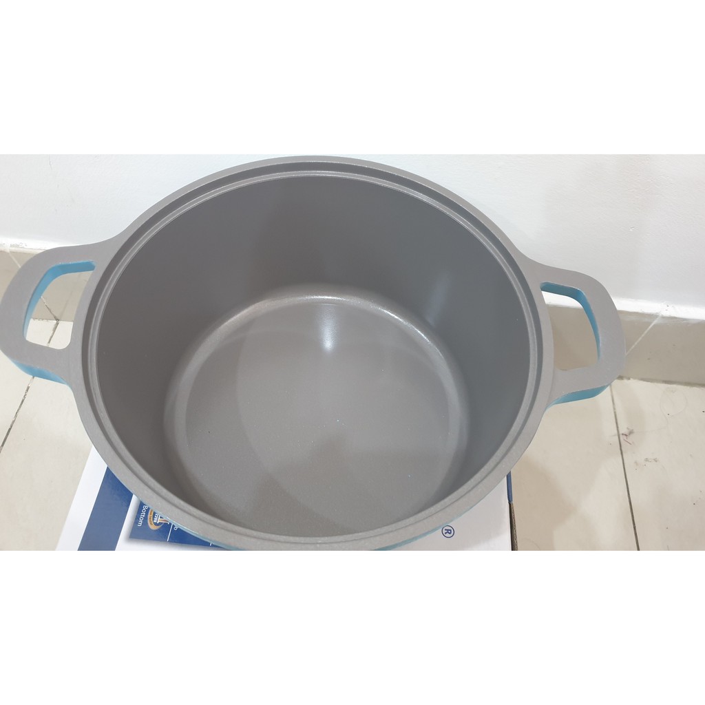 Nồi men Ceramic korea king size 22cm  sử dụng bếp điện từ