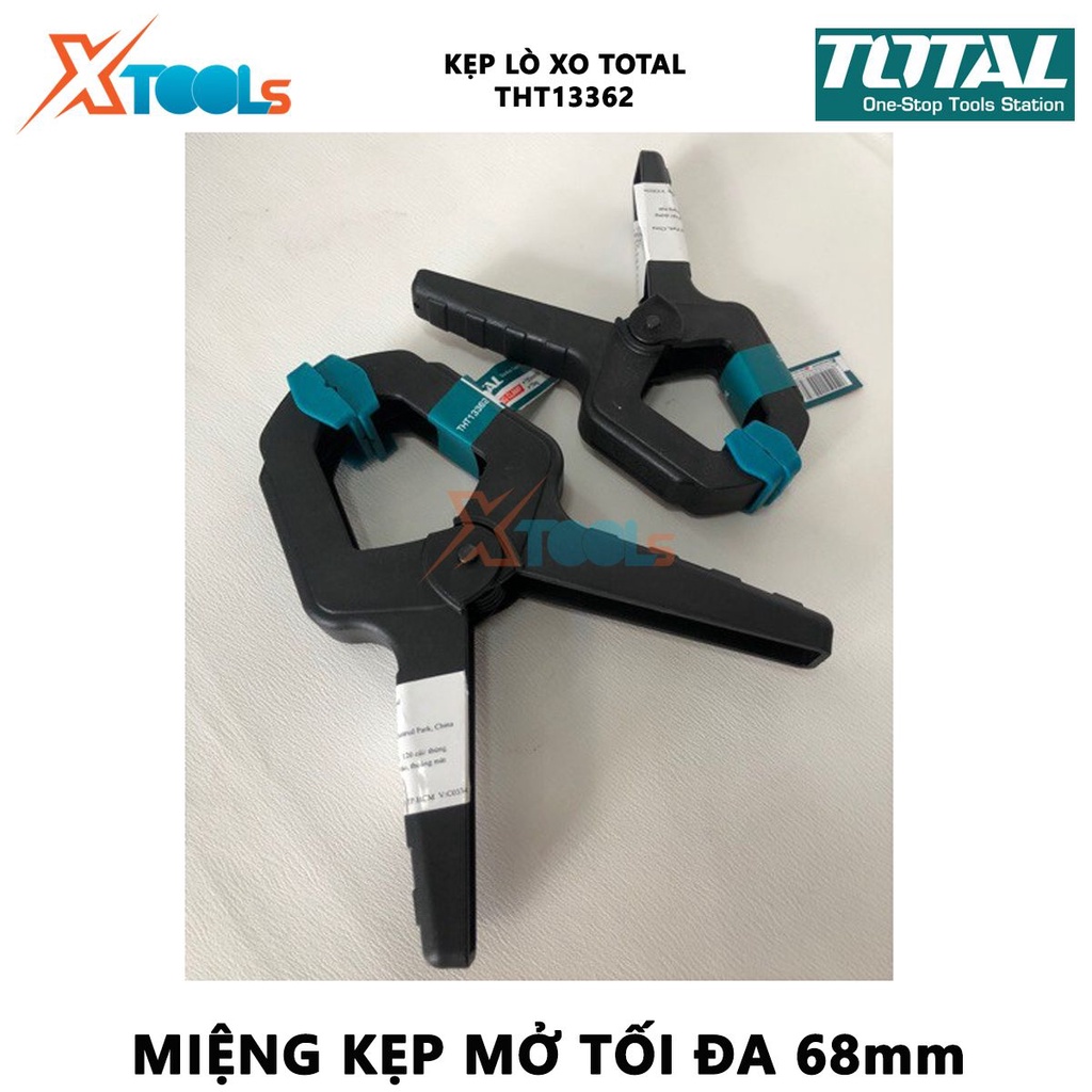 Kẹp lò xo 15KGS TOTAL THT13362 | kẹp gỗ chữ A kích thước 6 inch chiều dài 150mm lực kẹp 15KGS [CHÍNH HÃNG] [XTOOLs]