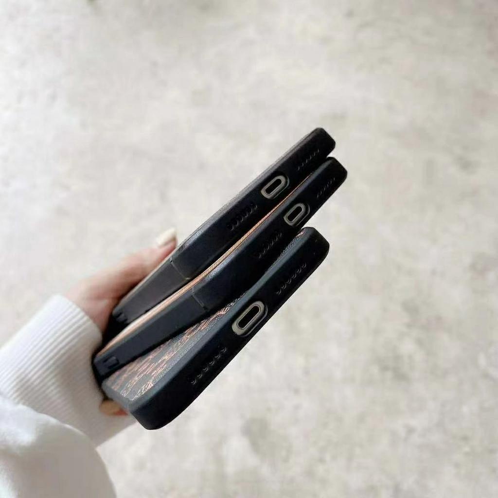 Ốp điện thoại da in chữ bảo vệ camera cho iPhone 12 12 Pro 12 Pro Max 11 Pro Max 7 8 Plus X XS XR XS MAX