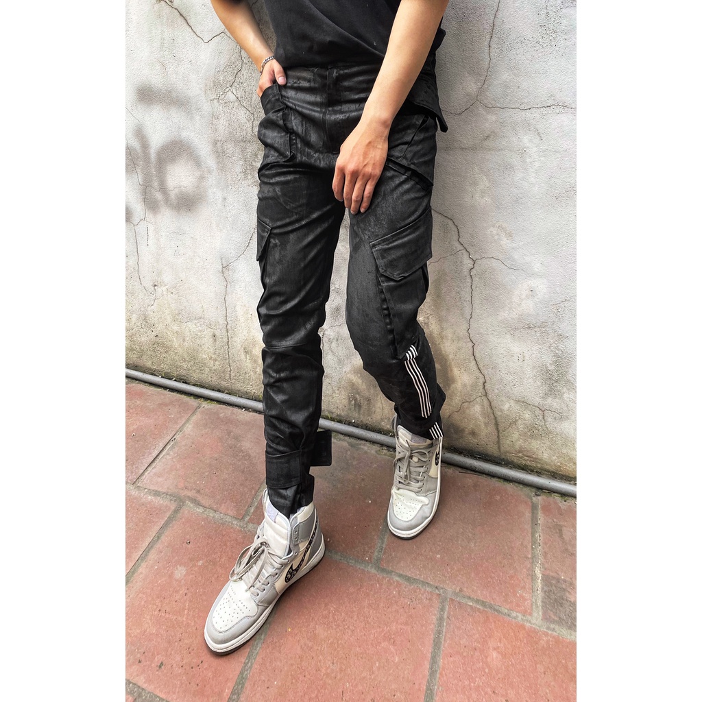 Custom by T.A.S - Skinny 3 Line Trắng Dán Gấu WAX