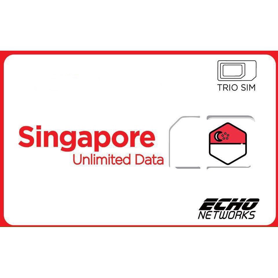 Sim Singapore 3G/4G, Sim Du Lịch Singapore Tốc Độ Cao Sahaha