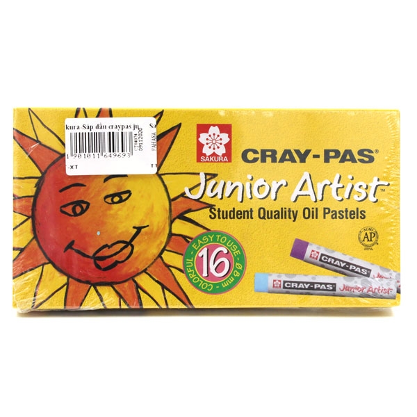 Sáp Dầu Sakura Craypas Junior Artist 16 Màu