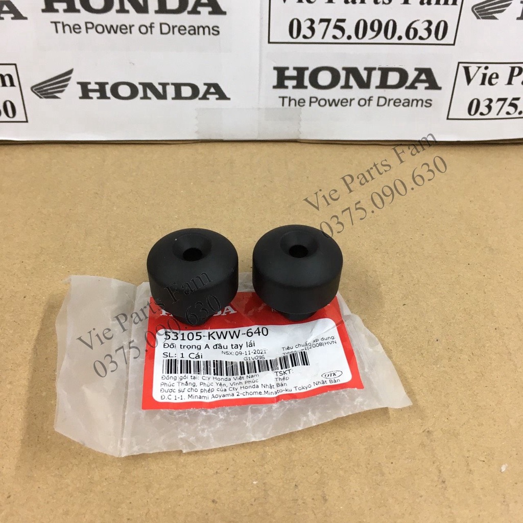 Cặp gù tay lái xe Wave S110, RS110, RSX110, hàng chính hãngHonda mới 100%