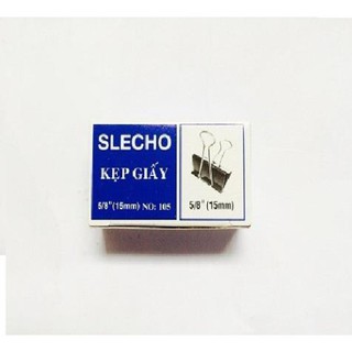 Kẹp tài liệu Echo đen 15mm