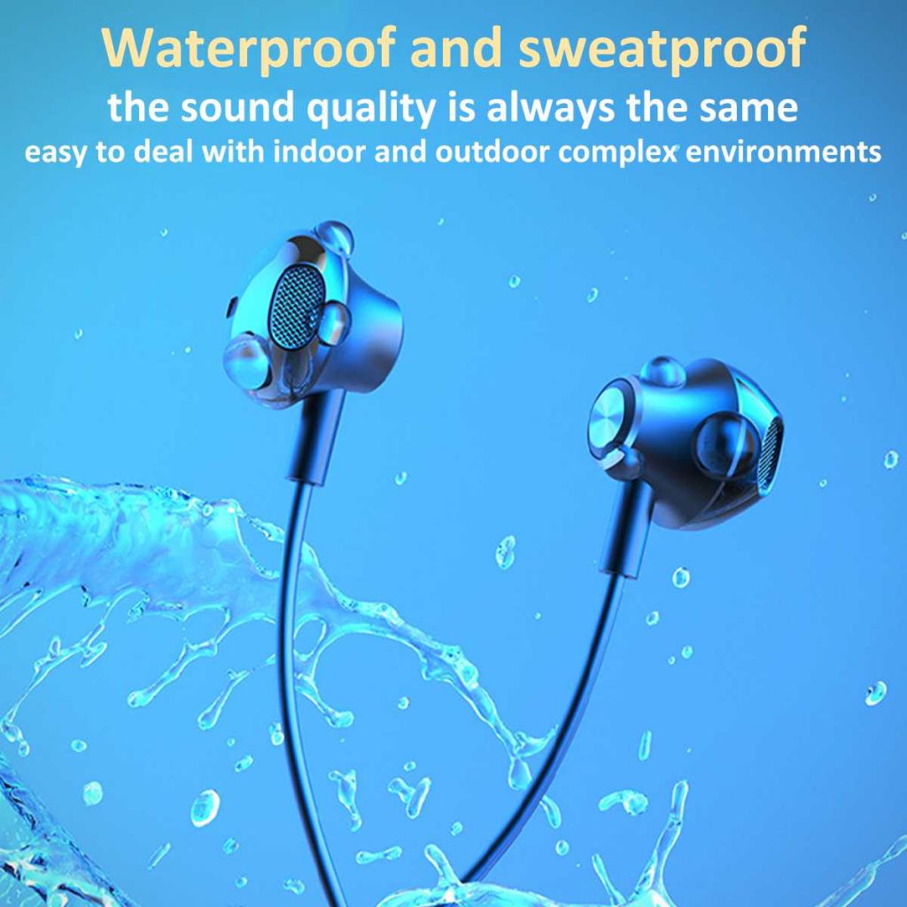 Tai Nghe Bluetooth Thể Thao Đeo Cổ BT-35,Tai Nghe Không Dây Bluetooth Tai Nghe không Thấm Nước Với Chức Năng Dèn Pin auum1