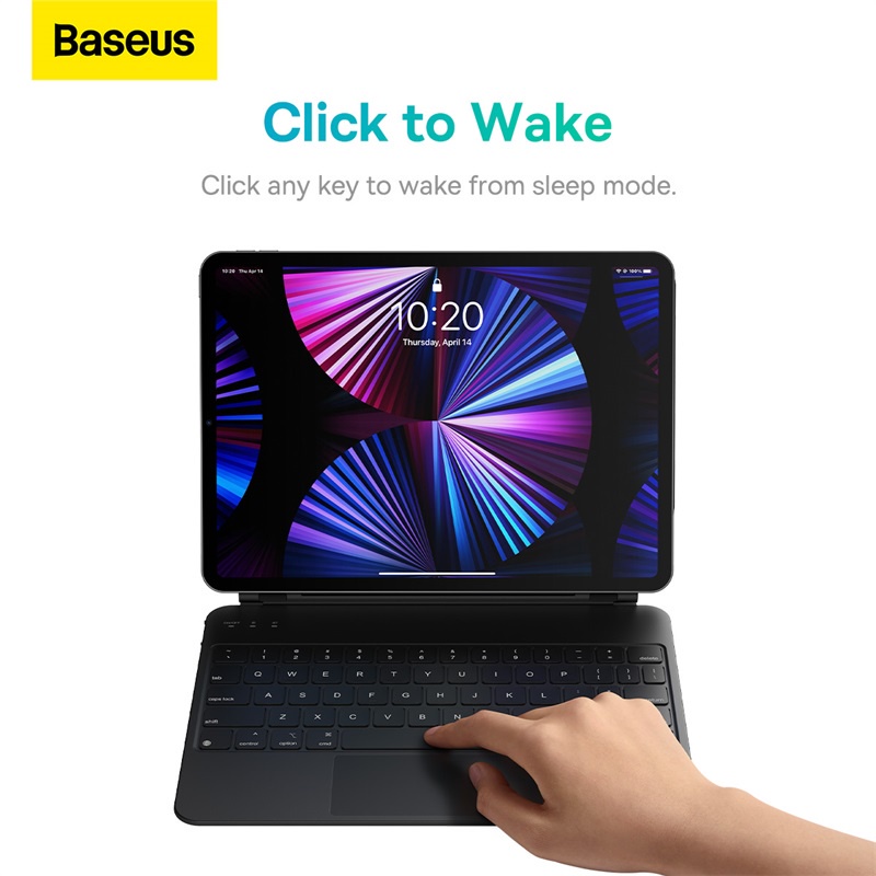Bao Da Nam Châm Tích Hợp Bàn Phím Baseus Brilliance Original Keyboard Case Pro Chính hãng Baseus
