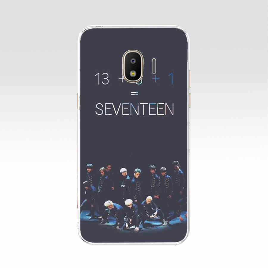 Ốp điện thoại dẻo silicon TPU hình SEVENTEEN cho Samsung Galaxy j1 2016 J2 Prime j2 core 2018 j3 2016 J4 2018 J5 prime