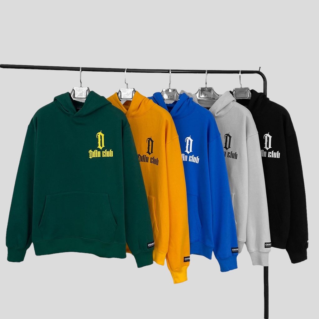 Áo Hoodie Oversize ODIN CLUB Tpf, Áo hoodie nam nữ form rộng 5 màu, Local Brand ODIN CLUB