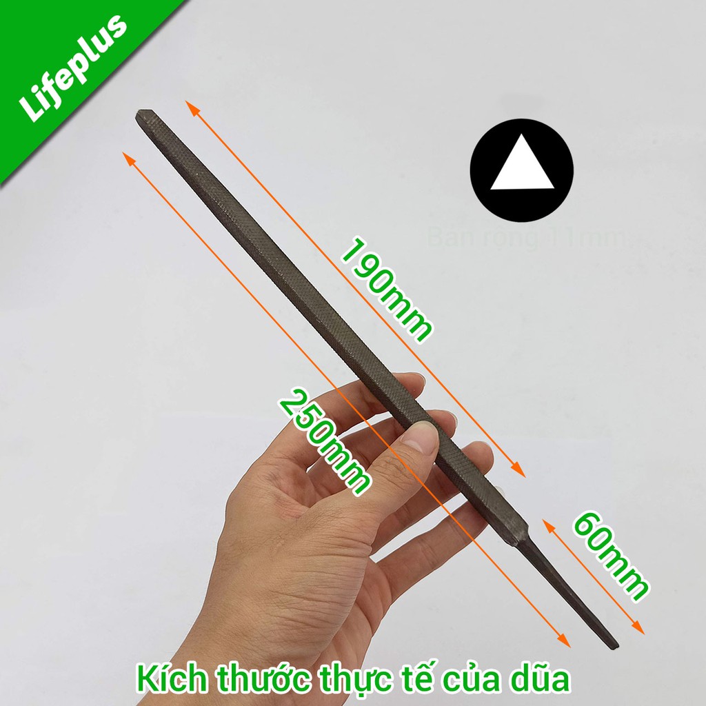 Dũa sắt tam giác thô Thái Bình