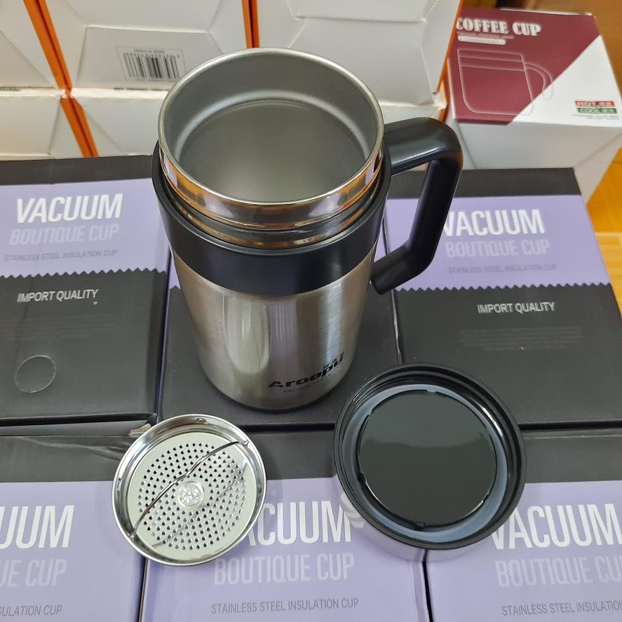Bình giữ nhiệt 400ml bằng inox 304 cao cấp có tay cầm