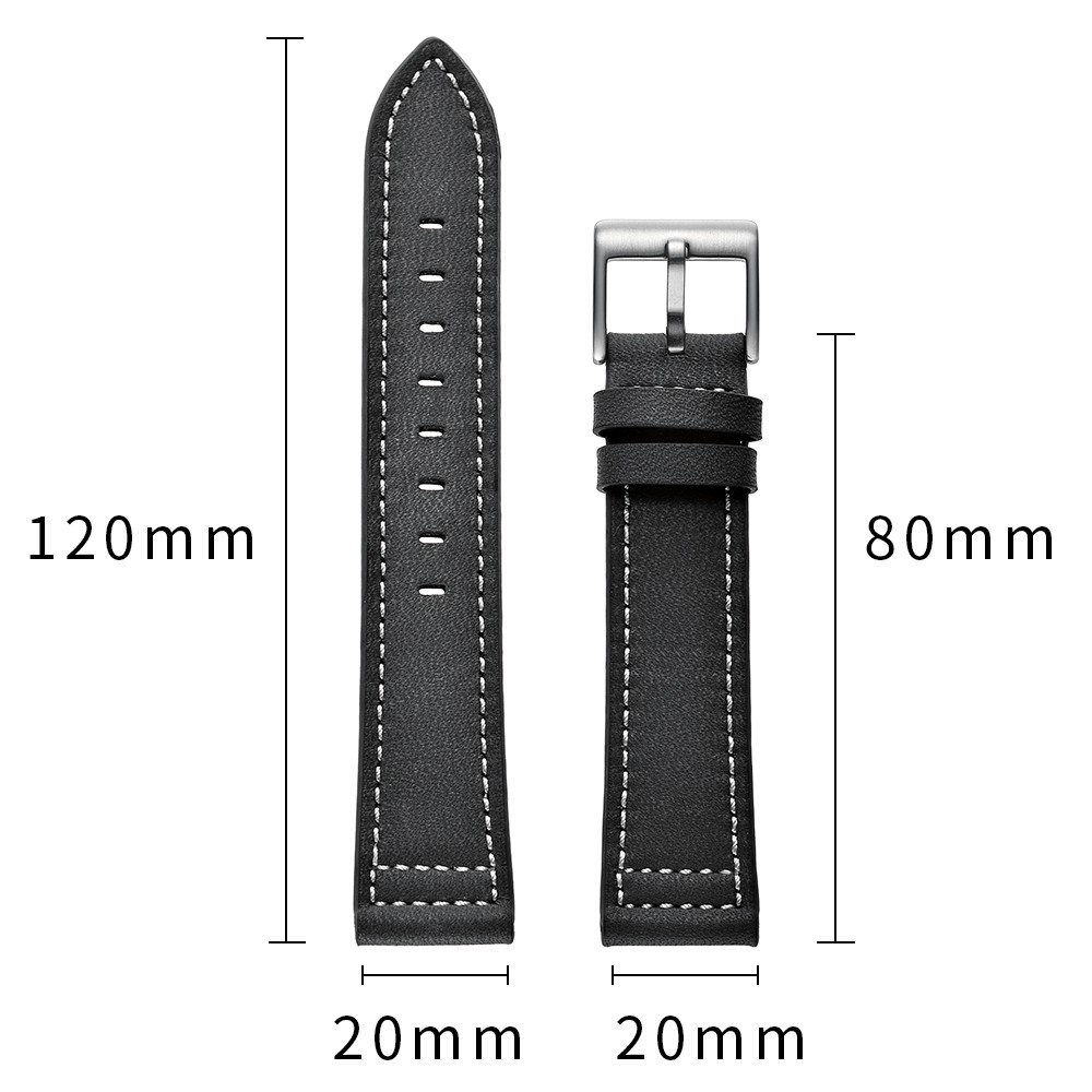 Dây Da Classic 2 Cho Galaxy Watch Active 1/2 / Galaxy Watch 3 41mm (Size 20mm)