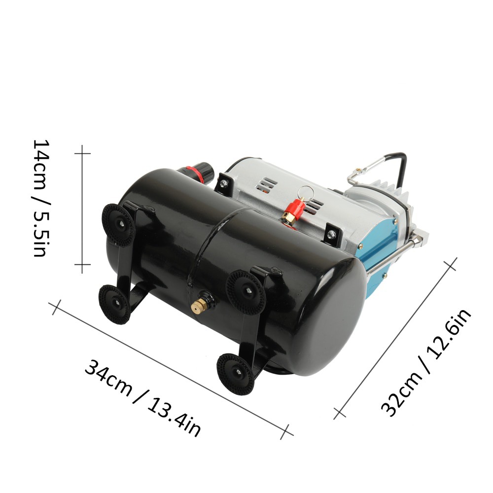 Máy Nén Khí Bình Chứa Phun Sơn Mini Airbrush AS-186 Airbrush Compressor