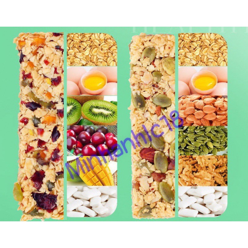 Ngũ cốc thanh ăn liền mix hạt và hoa quả Hộp 210g MEIZHOUSHIKE