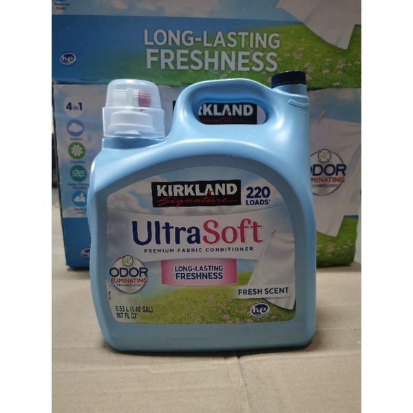 Nước xả vải cao cấp Kirkland Ultra Soft 5.53l