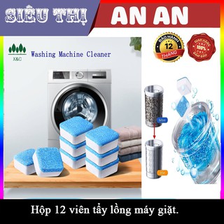 ❄Viên vệ sinh lồng máy giặt ⚡️𝐅𝐑𝐄𝐄 𝐒𝐇𝐈𝐏⚡️tẩy rửa khử mùi máy cửa trước, cửa ngang