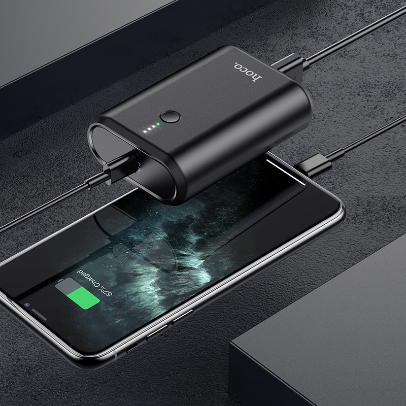 Pin Sạc Dự Phòng HOCO Q3, Sạc Nhanh QC3.0, PD 20W 10000mAh, Chip IC Thông Minh, Chất Liệu ABS Cao Cấp, Vỏ Chống Cháy.