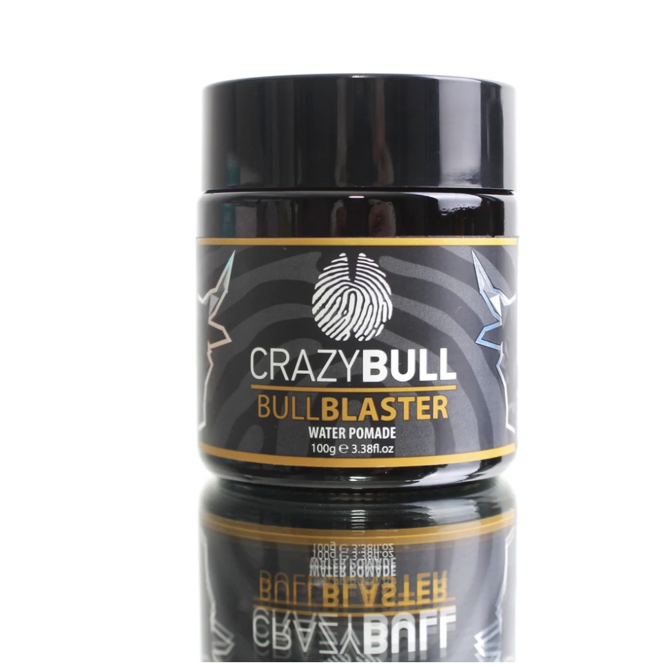Sáp vuốt tóc nam chính hãng pomade Crazy Bull 50ml UK | Keo gel wax chính hãng hương thơm