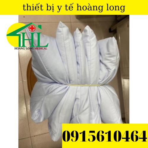 Gối kê tay khám bệnh, lấy máu xét nghiệm bệnh nhân màu xanh , màu trắng