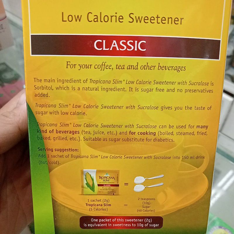 ✅ [Chính Hãng] Tropicana Slim Low Calorie Sweetener Classic đường ăn kiêng cho người tiểu đường