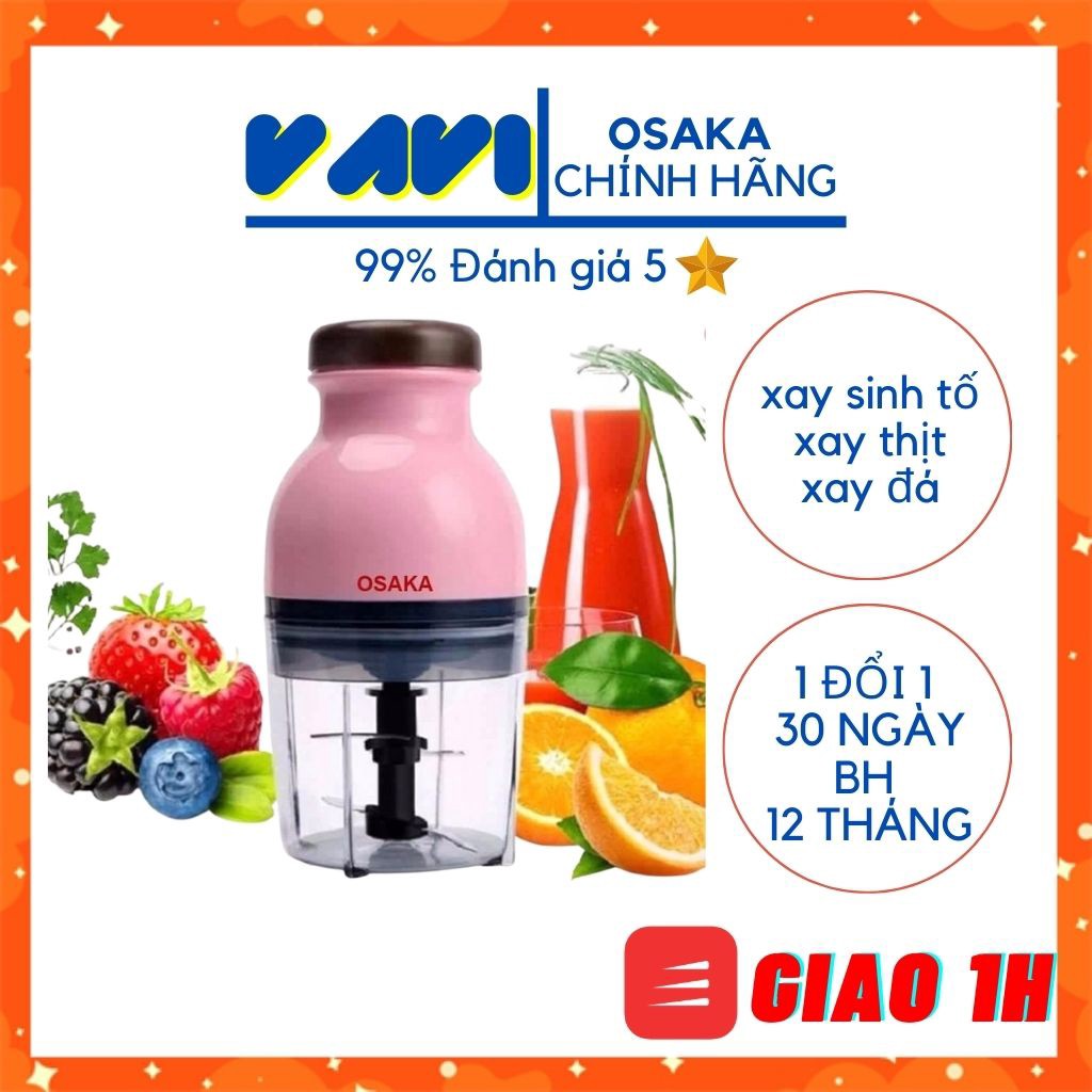 Máy xay thịt OSAKA Nhật Bản - Loại nắp nâu - Máy xay thịt thực phẩm cứng - XAY THỊT - CÁ - CHỐNG NƯỚC 2020