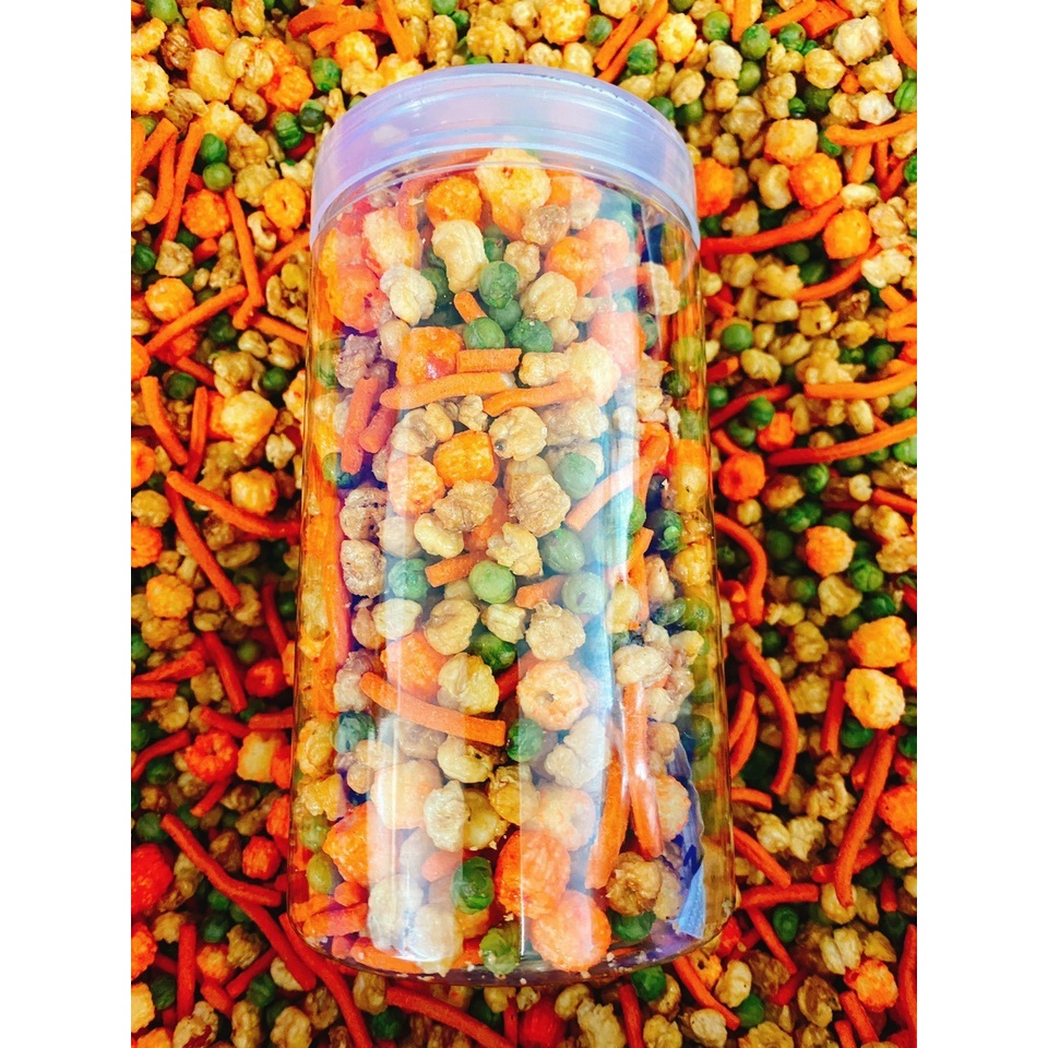 Snack thập cẩm hũ 400gr