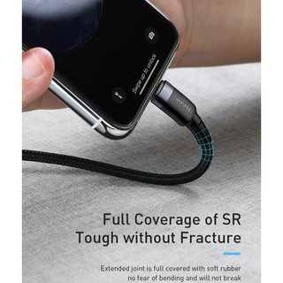 Cáp sạc nhanh C to Lightning Baseus Cafule PD 18W ( Type-C to Lightning Power Delivery Quick Charge & Data Cable )