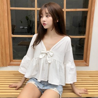 ÁO BABYDOLL MÀU TRẮNG/HỒNG DỄ THƯƠNG CHO BÉ GÁI