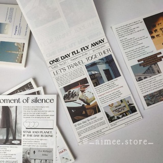 Tập giấy báo decor Aesthetic Magazine trang trí - Aimée Store