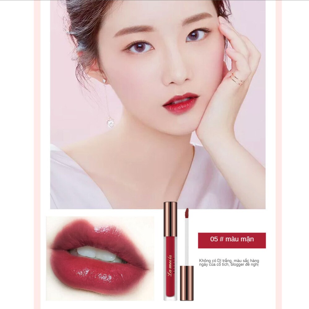 Air lip glaze, matte velvet, matte, không dễ phai, không dễ lem, chống nước tráng gương, son men giá rẻ sinh viên, dễ thi công | BigBuy360 - bigbuy360.vn
