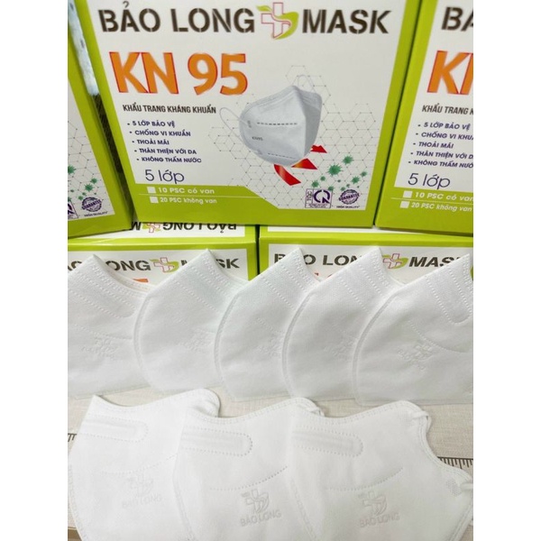 Combo 10 hộp  200cái khẩu trang n95 bảo long dày đẹp ôm sát mặt . - ảnh sản phẩm 2