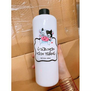 Ủ body sữa non kích trắng bò chai lớn 1000ml