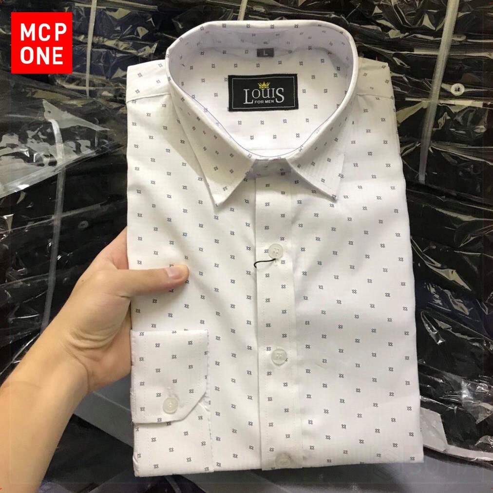 Áo sơ mi nam chấm bi KOREA dài tay cổ bẻ mặc siêu mềm mại và thoải mái, giá cả siêu tốt - MCPONE | BigBuy360 - bigbuy360.vn